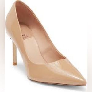 Jeffrey Campbell Women’s Heel (Juliana Pointed Toe Pump 7373400)Nude Pointed Toe